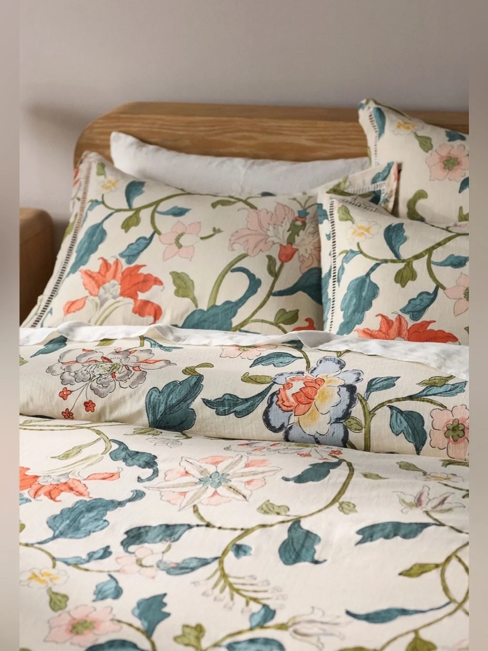 Anthropologie The Printed Cotton-Slub Duvet, Hattie